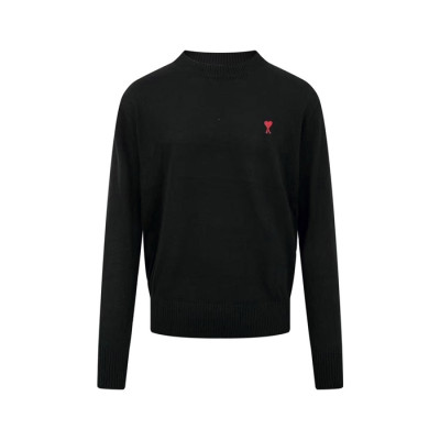 아미 남/녀 라운드 니트 - Ami Unisex Round Knitwear - amc8122x