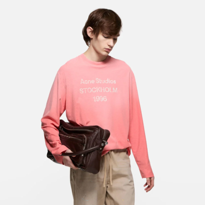 아크네 남/녀 크루넥 긴팔티 - Acne Unisex Round Tshirt - anc8143x
