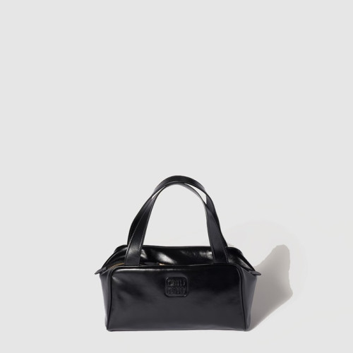 미우미우 여성 가죽 탑 핸들 백 - Miumiu Womens Leather Top Handle Bag - mib9383x