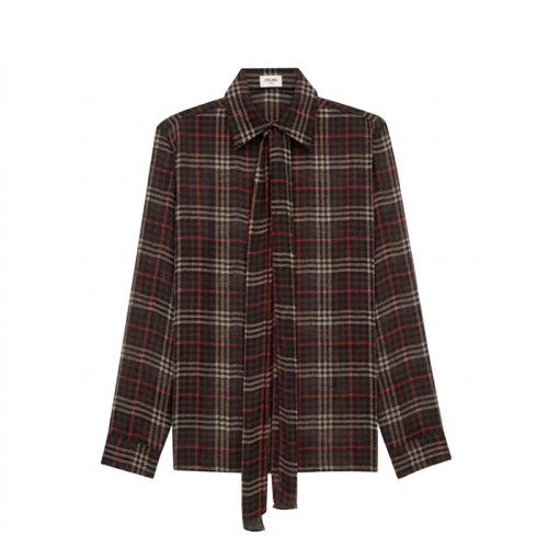 입생로랑 여성 실크 셔츠 - Saint Laurent Womens Silk Shirts - ysc8190x