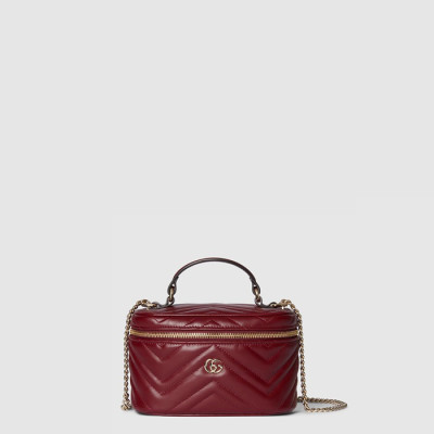 구찌 여성 GG 마몽 미니 베니티 백 - Gucci Womens GG Marmont Mini Vanity Bag - gub9752x