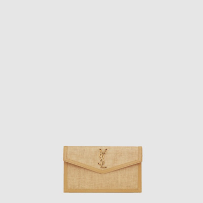 입생로랑 여성 마이크로 라피아 업타운 파우치 - Saint Laurent Womens Uptown Micro Raffia Pouch - ysb9850x