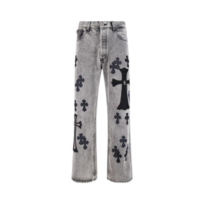 크롬하츠 남성 클래식 청바지 - Chrom Hearts Mens Classic Jeans - chc8208x