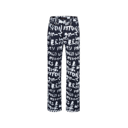 루이비통 남성 트렌디 청바지 - Louis vuitton Mens Trendy Jeans - lvc8233x