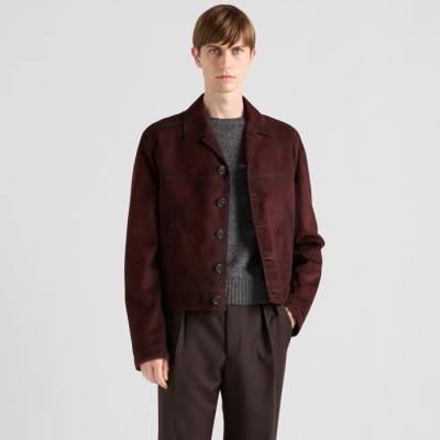 프라다 남성 가죽 자켓 - Prada Mens Leather Jacket - prc8247x