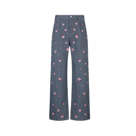 루이비통 남성 트렌디 청바지 - Louis vuitton Mens Trendy Jeans - lvc8254x
