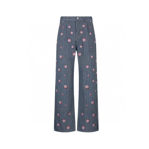 루이비통 남성 트렌디 청바지 - Louis vuitton Mens Trendy Jeans - lvc8254x