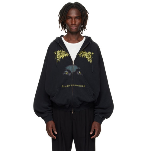 베트멍 남/녀 집업 후드티 - Vetements Unisex Zip-up Hoodie - vec8430x
