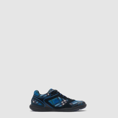 버버리 남성 체크 매트릭스 스포츠 스니커즈 - Burberry Check Matrix Sports Sneakers - bus8128x