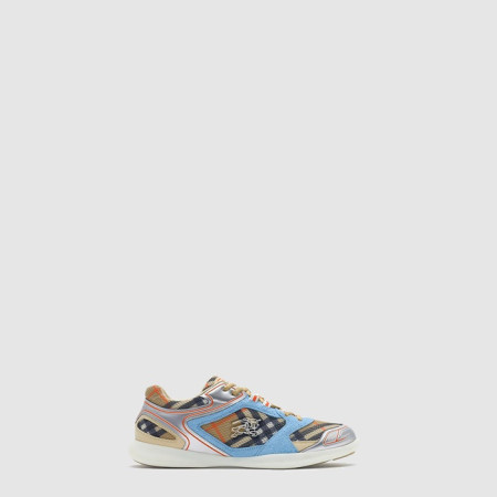 버버리 남성 체크 매트릭스 스포츠 스니커즈 - Burberry Check Matrix Sports Sneakers - bus8130x