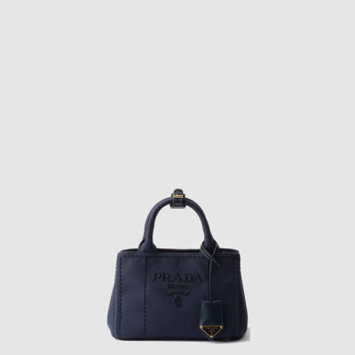 프라다 여성 코튼 캔버스 미니 핸드백 1BA038 - Prada Womens Cotton Canvas Mini Handbag - prb10033x