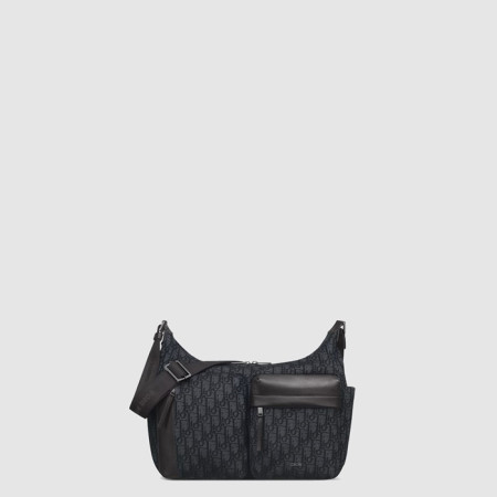 디올 남성 라이더 소프트 미디엄 호보백 - Dior Mens Rider Soft Medium Hobo Bag - dib10134x