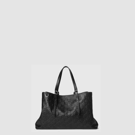 구찌 여성 GG 엠블럼 라지 토트백 - Gucci Womens GG Emblem Large Tote Bag - gub10148x