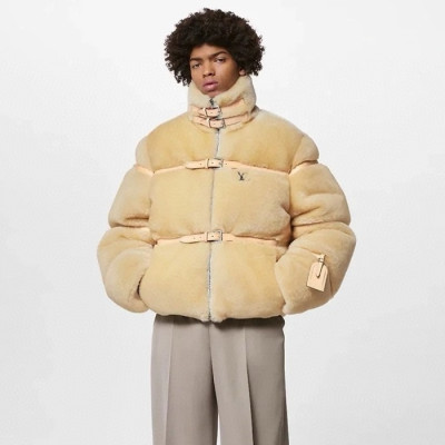 몽클레어 남성 가죽 패딩 - Moncler Mens Leather Padding - moc8450x