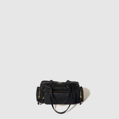 미우미우 여성 워싱 나파 가죽 포켓 백 - Miumiu Womens Washed Nappa Leather Pocket Bag - mib10338x