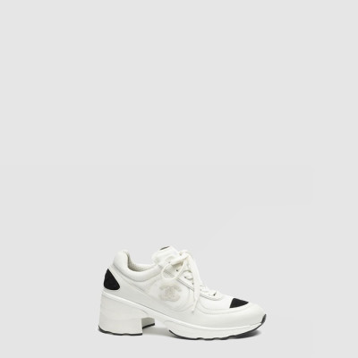 샤넬 여성 레더 스니커즈 - Chanel Womens Leather Sneakers - chs8362x