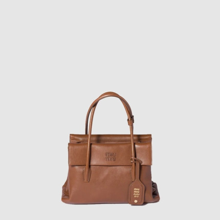 미우미우 여성 솔리테르 가죽 백 - Miumiu Womens Solitaire Leather Bag - mib10608x