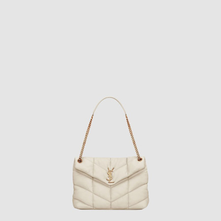 입생로랑 여성 루루 푸퍼 퀄팅 미디엄 체인백 - Saint Laurent Womens Loulou Puffer Bag - ysb10845x