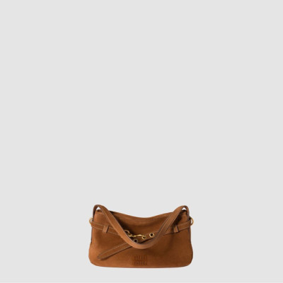 미우미우 여성 스웨이드 아방뛰르 백 - Miumiu Womens Suede Avanture Bag - mib10921x