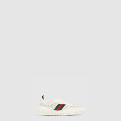 구찌 여성 시프트 GG 크리스탈 스니커즈 - Gucci Womens Shift GG Crystal Sneakers - gus8427x
