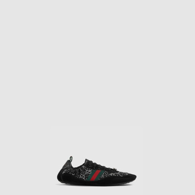 구찌 여성 시프트 GG 크리스탈 스니커즈 - Gucci Womens Shift GG Crystal Sneakers - gus8428x