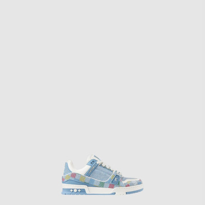 루이비통 남/녀 LV 트레이너 스니커즈 - Louis vuitton Unisex LV Trainer Sneakers - lvs8520x