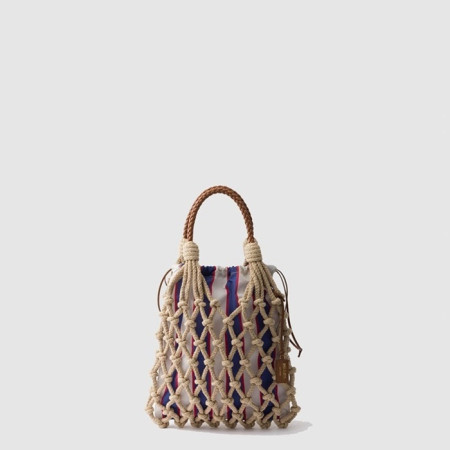 프라다 여성 Noue 미디엄 마크라메 백 1BC111 - Prada Womens Noue Medium Macrame Bag - prb11137x