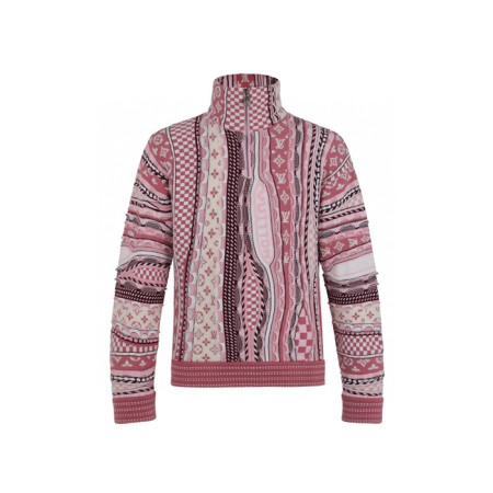 루이비통 남성 지퍼 스웨터 - Louis vuitton Mens Zip-up Sweater - lvc8528x