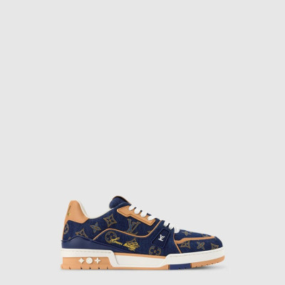 루이비통 남성 LV 트레이너 스니커즈 - Louis vuitton Mens LV Trainer Sneakers - lvs8529x
