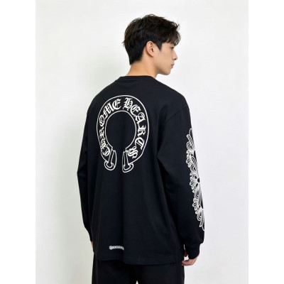 크롬하츠 남성 라운드 맨투맨 - Chrome Hearts Mens Round Tshirt - chc8653x