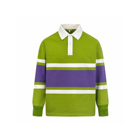 로에베 남성 폴로 긴팔티 - Loewe Mens Polo Tshirt - loc8678x