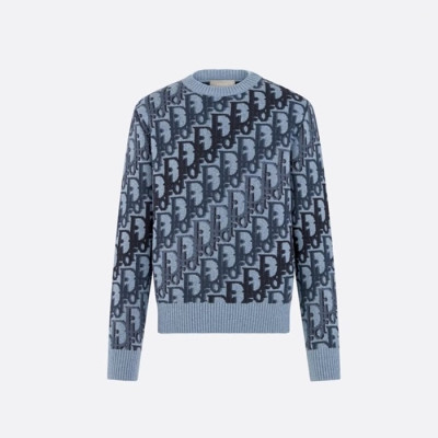 디올 남성 오블리크 스웨터 - Dior Mens Oblique Sweater - dic8679x