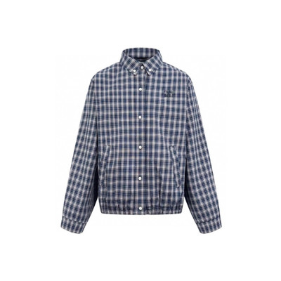 미우미우 남성 체크 자켓 - Miumiu Mens Flanner Jacket - mic8695x