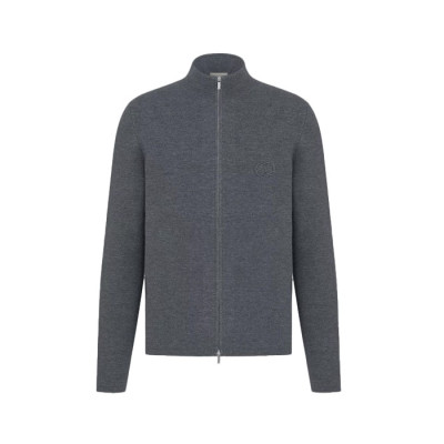 디올 남성 집업 스웨터 - Dior Mens Zip Up Sweater - dic8702x
