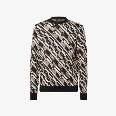 펜디 남성 라운드 스웨터 - Fendi Mens Round Sweater - fec8719x