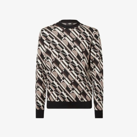 펜디 남성 라운드 스웨터 - Fendi Mens Round Sweater - fec8719x