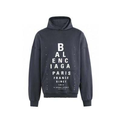 발렌시아가 남/녀 베이직 후드티 - Balenciaga Unisex Basic Hoodie - bac8885x