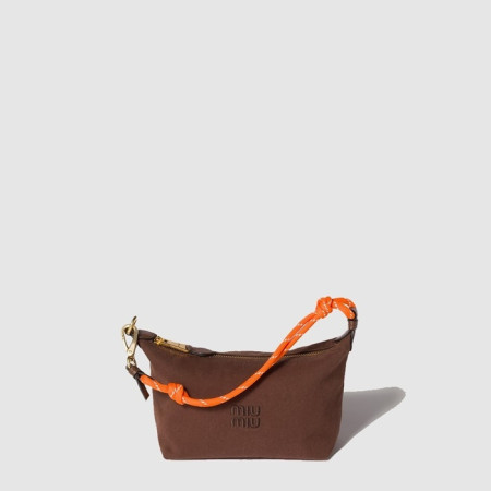 미우미우 여성 가바딘 파우치 - Miumiu Womens Gabardine pouch - mib11333x