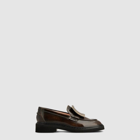 로저비비에 여성 비브 레인저 가죽 로퍼 - Roger Vivier Womens VIV Ranger Leather Loafers - ros8566x