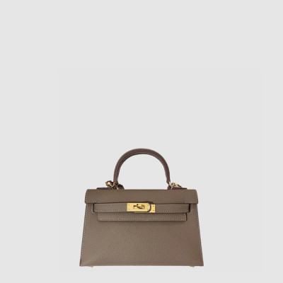 에르메스 여성 켈리 금장 미니백 - Hermes Womens Kelly Gold Mini Bag - heb11493x