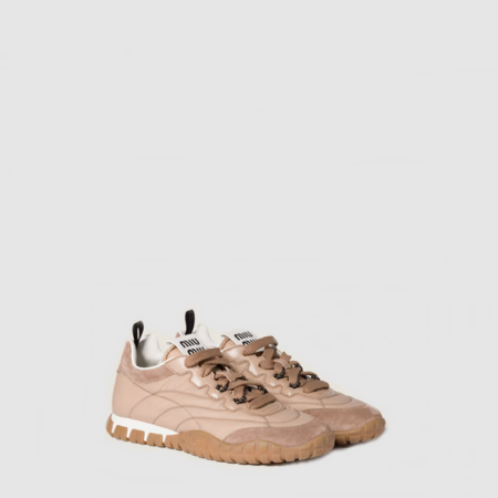 미우미우 여성 스웨이드 스니커즈 - Miumiu Womens Suede Sneaker - mis8610x