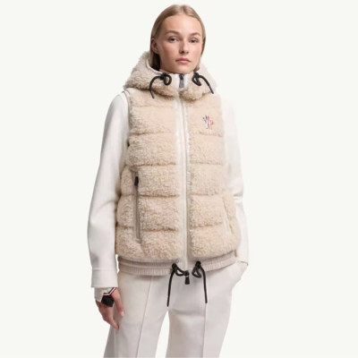 몽클레어 여성 그레노블 테디 집업 베스트 - Moncler Womens Grenoble Padding Vest - moc8919x