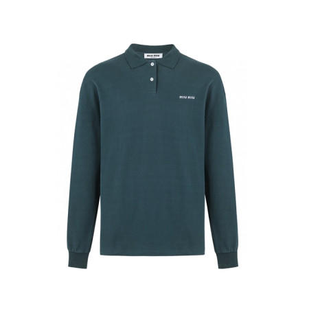 미우미우 남성 폴로 긴팔티 - Miumiu Mens Polo Tshirt - mic8932x