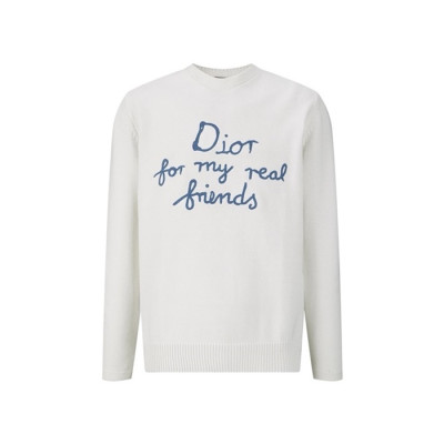 디올 남성 라운드 스웨터 - Dior Mens Round Sweater - dic8938x