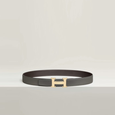 에르메스 남성 H Striee 버클 리버서블 벨트 - Hermes Mens H Striee Buckle Reversible Belt - bel405x