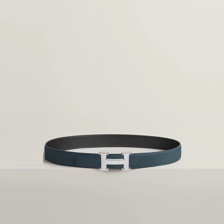 에르메스 남성 H Striee 버클 리버서블 벨트 - Hermes Mens H Striee Buckle Reversible Belt - bel406x