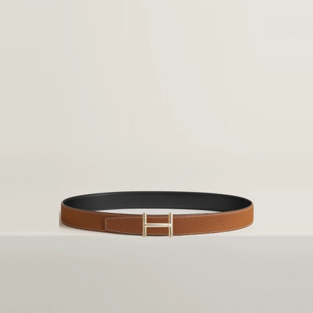 에르메스 남성 Hisseo 버클 리버서블 벨트 - Hermes Mens Hisseo Buckle Reversible Belt - bel414x