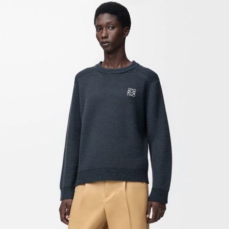 로에베 남성 라운드 스웨터 - Loewe Mens Round Sweater - loc9674x