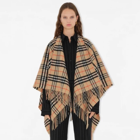 버버리 여성 빈티지 판쵸 - Burberry Womens Vintage Poncho - acc5946x