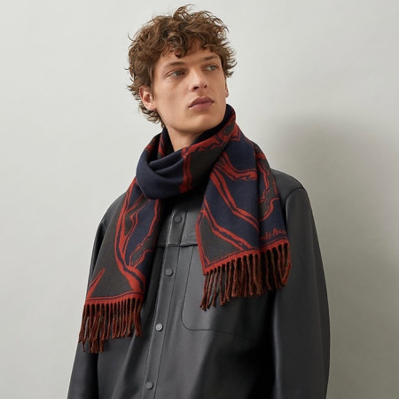 에르메스 남성 트렌디 머플러 - Hermes Mens Trendy Muffler - acc5959x